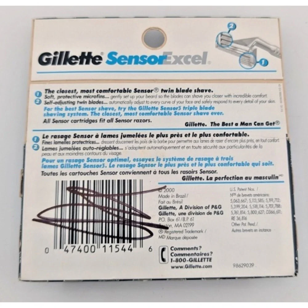 gillette sensor excel